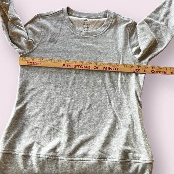 Adidas gray crewneck sweatshirt women's size S - Picture 6 of 7